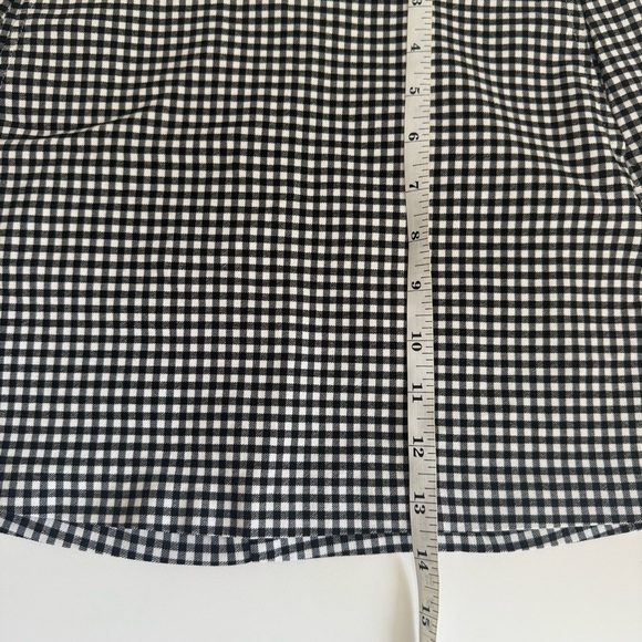 Urban Outfitters Womens Mini Skirt Size S Black White Gingham Plaid Preppy Y2K - Picture 7 of 10
